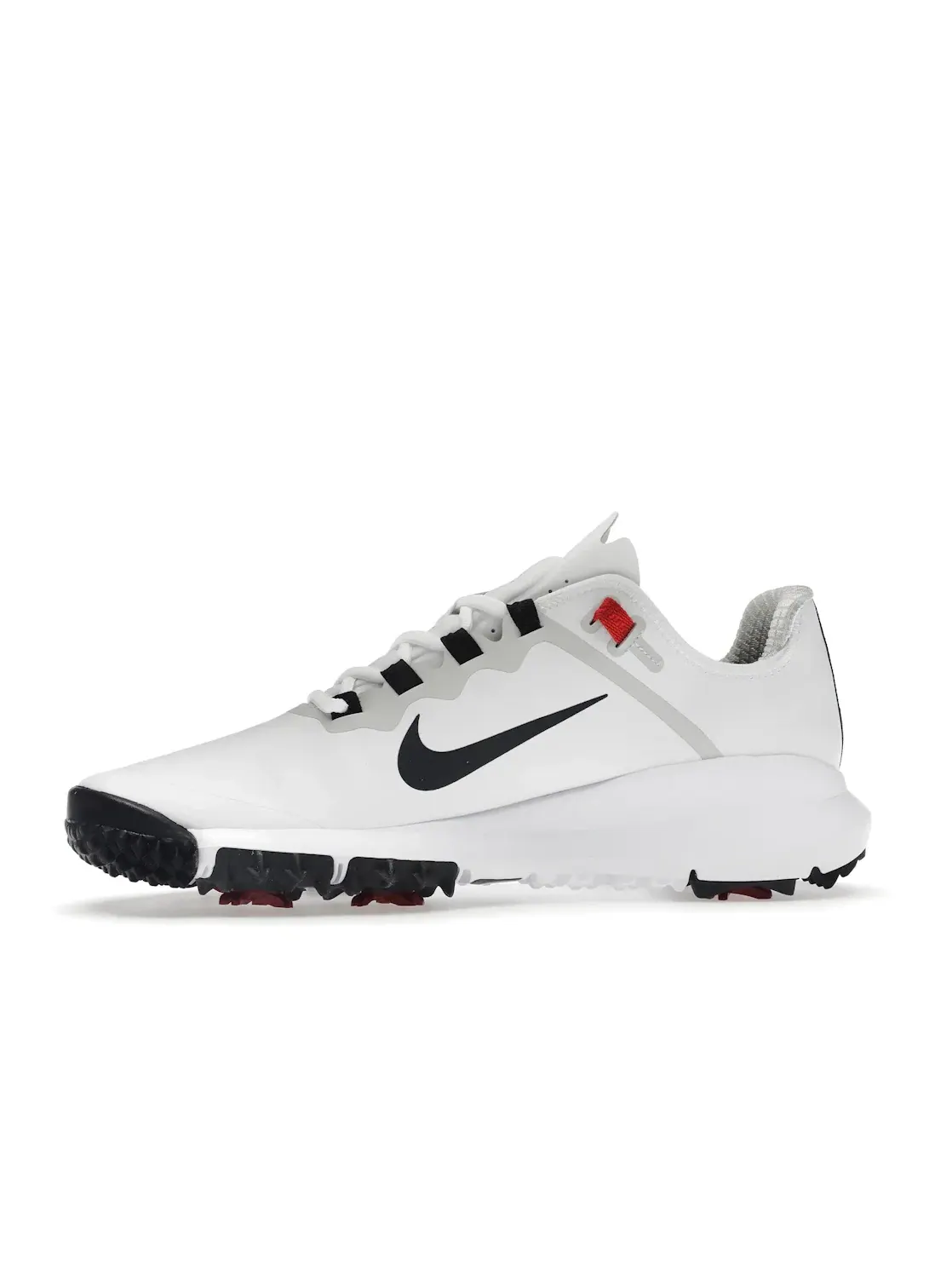 Мужские кроссовки для гольфа с шестью шипами Nike Tiger Woods TW '13 Retro — изображение 3 из 4, белый красный