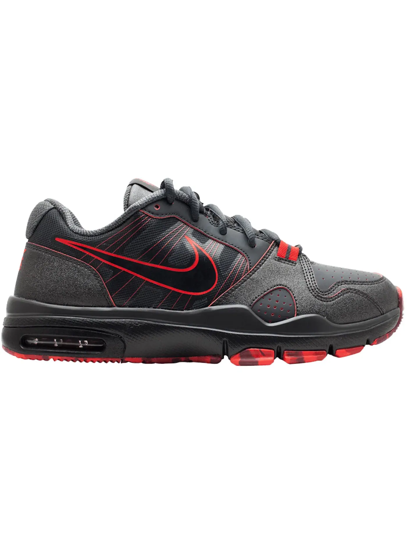 Мужские кроссовки для повседневной носки Nike Trainer 1.2 Low — изображение 1 из 1, черный/красный