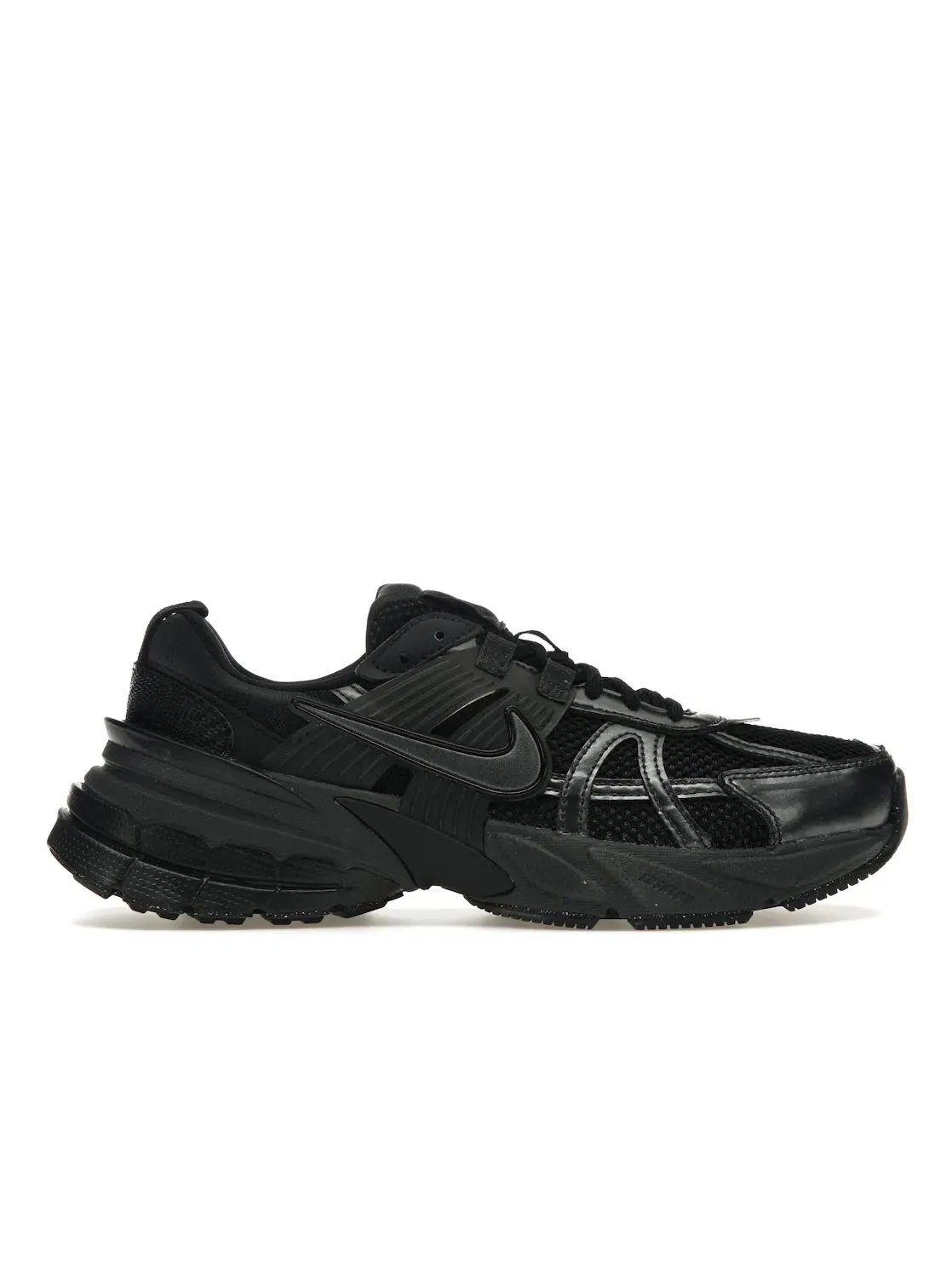 Женские кроссовки Lifestyle с ретро-футуристическим дизайном Nike V2K Run Nike — изображение 1 из 4, черный