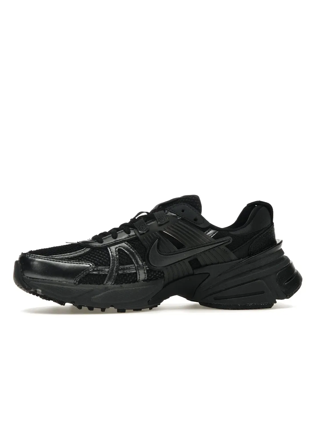Женские кроссовки Lifestyle с ретро-футуристическим дизайном Nike V2K Run Nike — изображение 3 из 4, черный