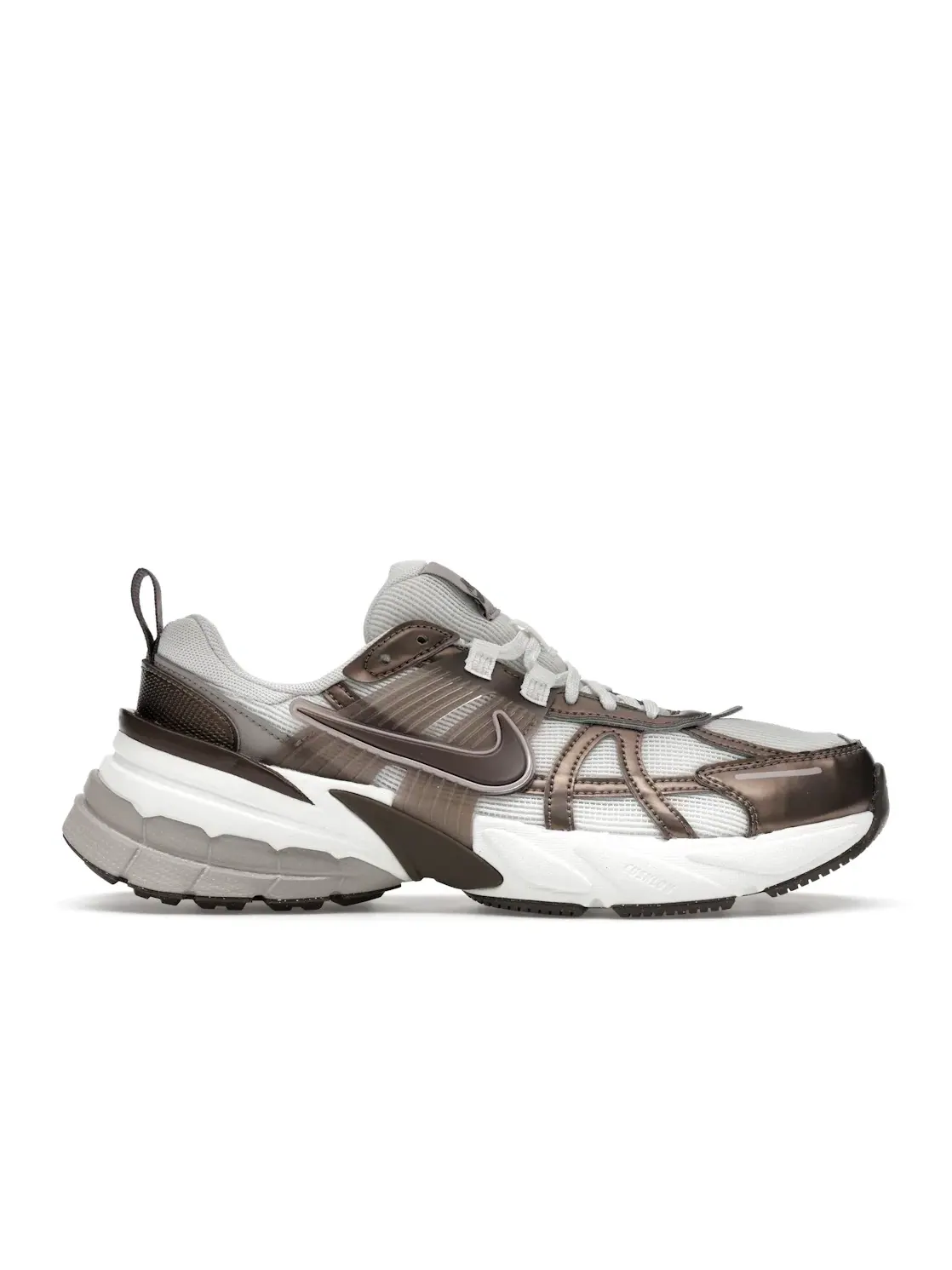Женские кроссовки Lifestyle Nike V2K Run — изображение 1 из 4, коричневый/белый/серый
