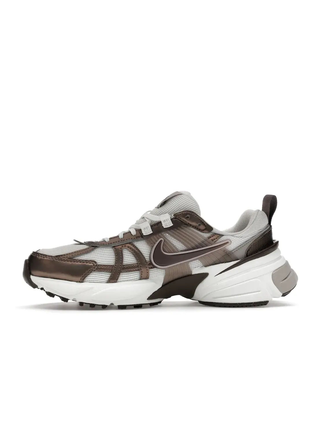 Женские кроссовки Lifestyle Nike V2K Run — изображение 3 из 4, коричневый/белый/серый