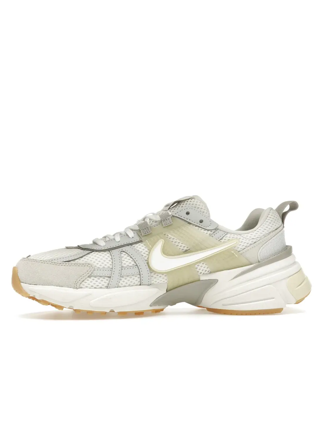 Женские кроссовки Lifestyle Nike V2K Run — изображение 3 из 4, светлый хаки серый белый