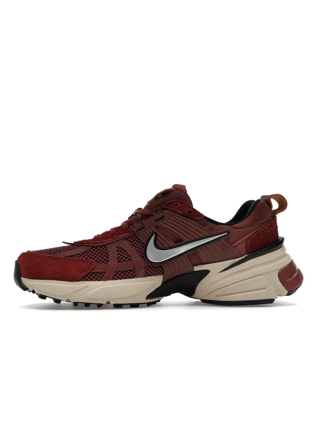 Женские кроссовки Lifestyle Nike V2K Run — изображение 3 из 4, красный/темный/черный