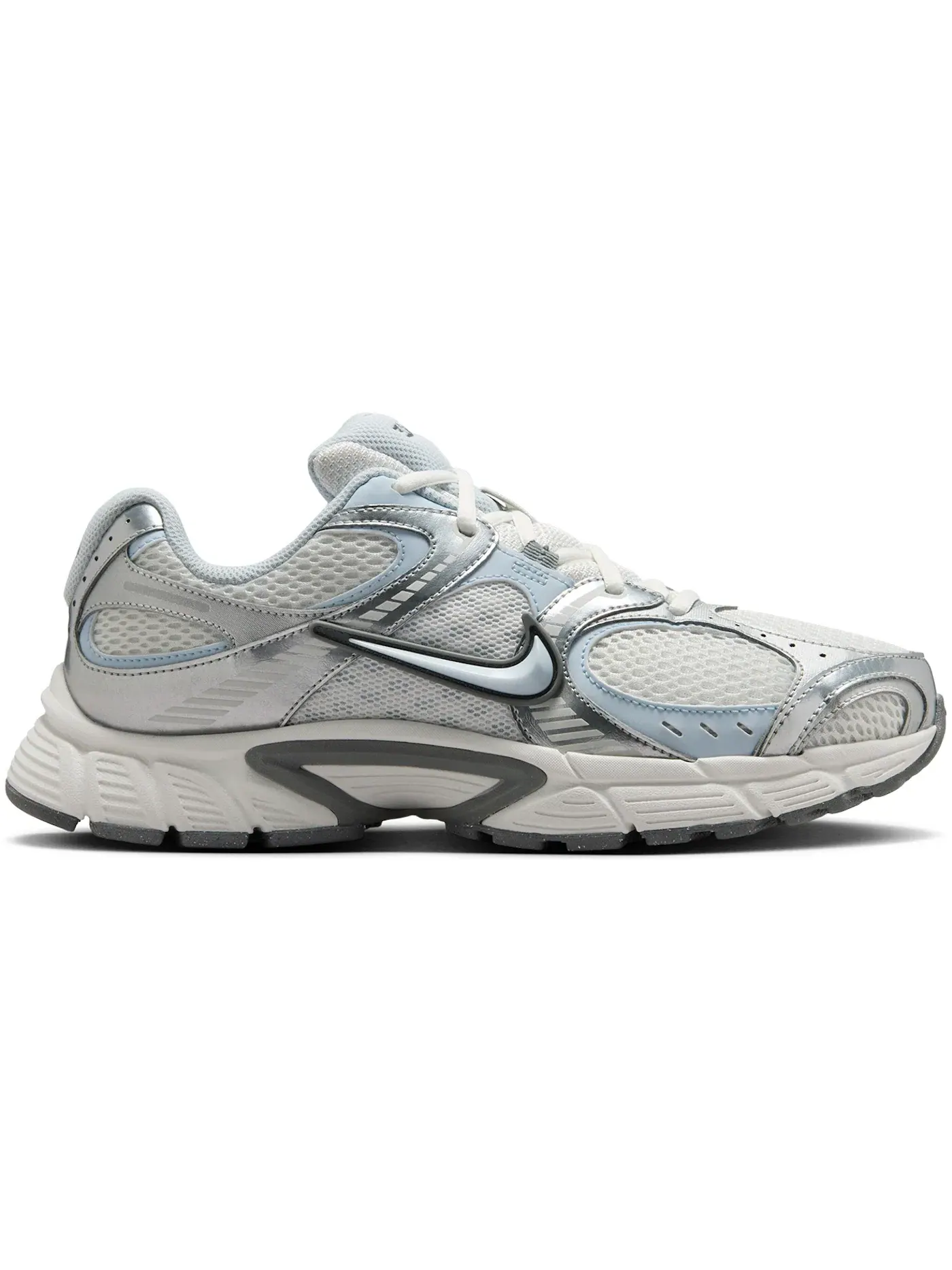 Женские кроссовки с длинным шнурованием Nike V5 RNR — изображение 1 из 1, белый/синий//серый