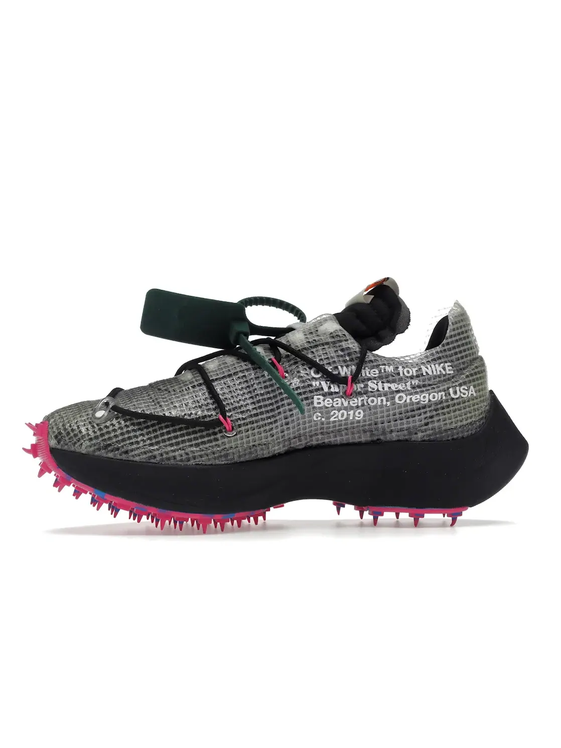 Женские кроссовки с принтом Nike Vapor Street Nike — изображение 3 из 4, черный/белый-черный