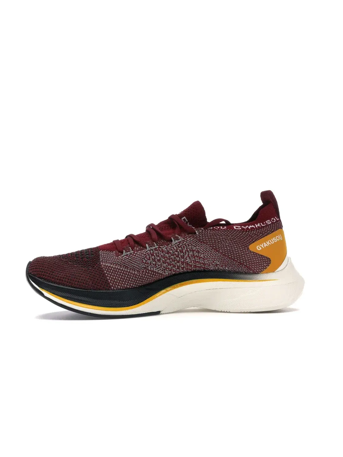 Мужские кроссовки для бега с высокой производительностью Nike VaporFly 4% Flyknit — изображение 3 из 4, красный/черный