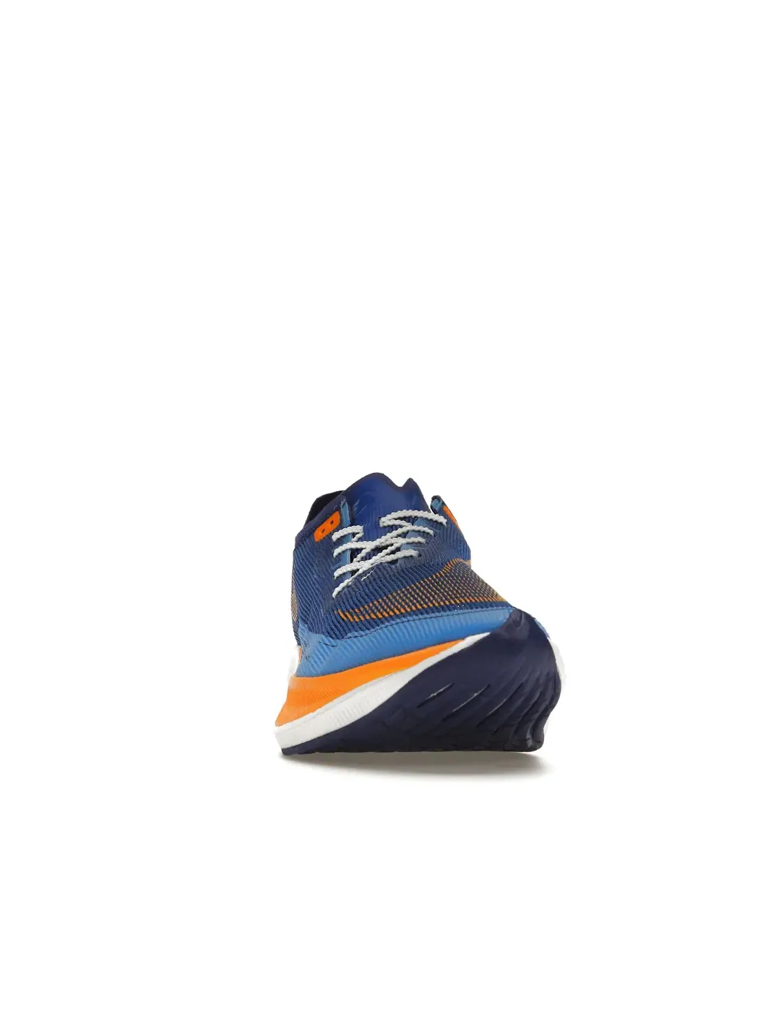Мужские кроссовки для бега с углеродной пластиной Nike ZoomX Vaporfly Next% 2 — изображение 2 из 4, оранжевый белый синий
