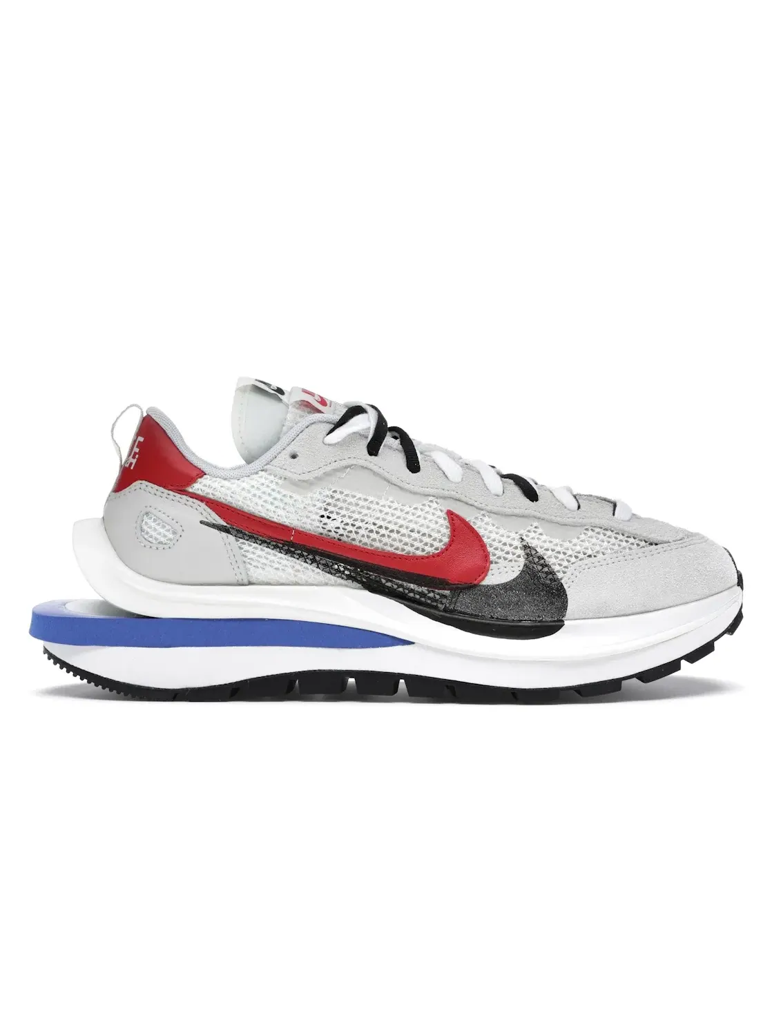 Мужские кроссовки Lifestyle с многослойным дизайном Nike Vaporwaffle, Sail/Sport Fuchsia-Light Bone-Game Royal