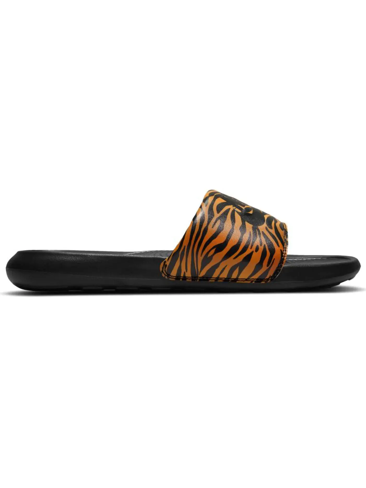 Женские шлепанцы с принтом Nike Victori One Slide P — изображение 1 из 1, черный/черный