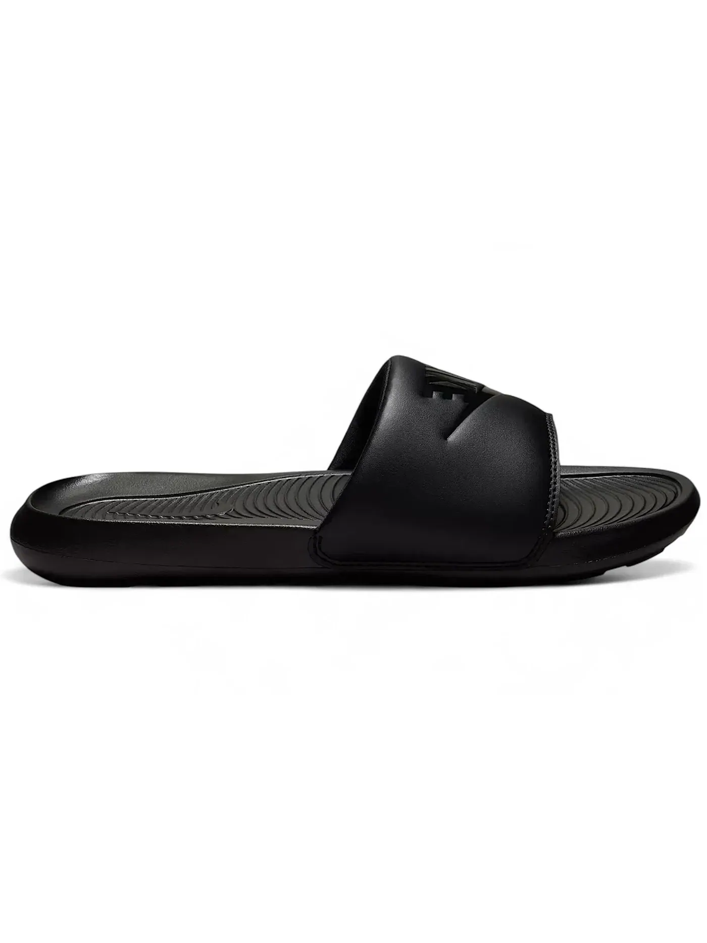 Мужские шлепанцы с закрытым носком Nike Victori One Slide — изображение 1 из 1, черный/черный/черный