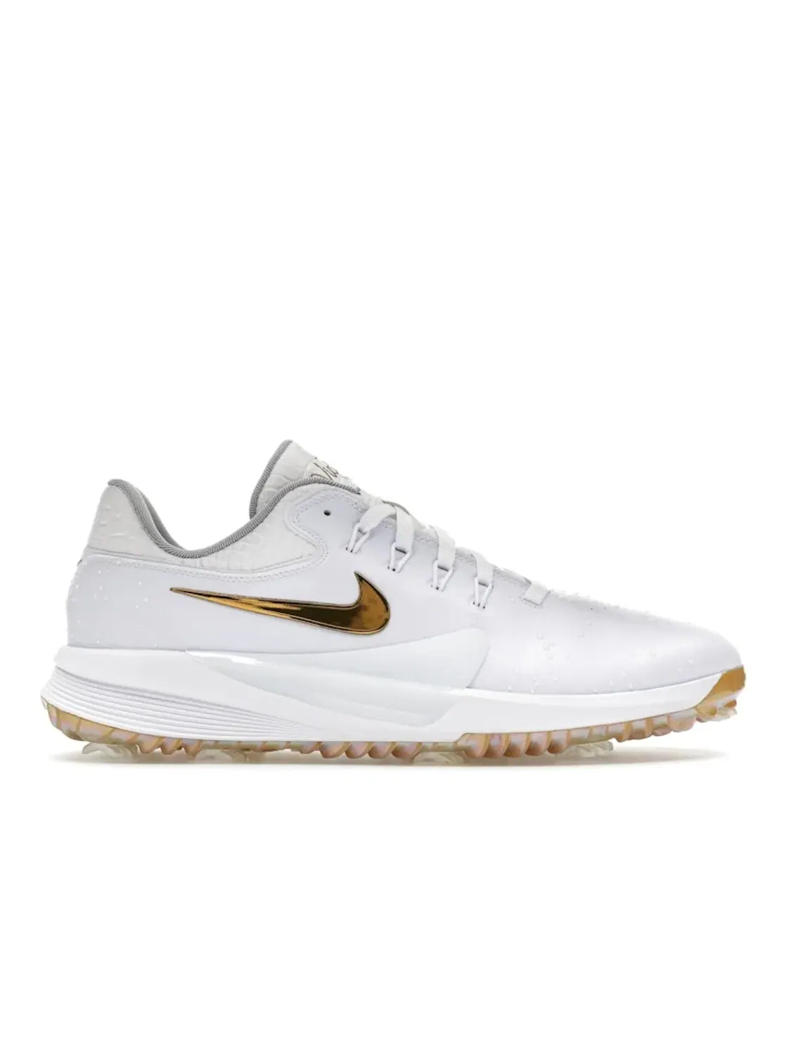 Мужские гольф-туфли с шипами Nike Victory Pro 4 NRG — изображение 1 из 4, белый/золотистый