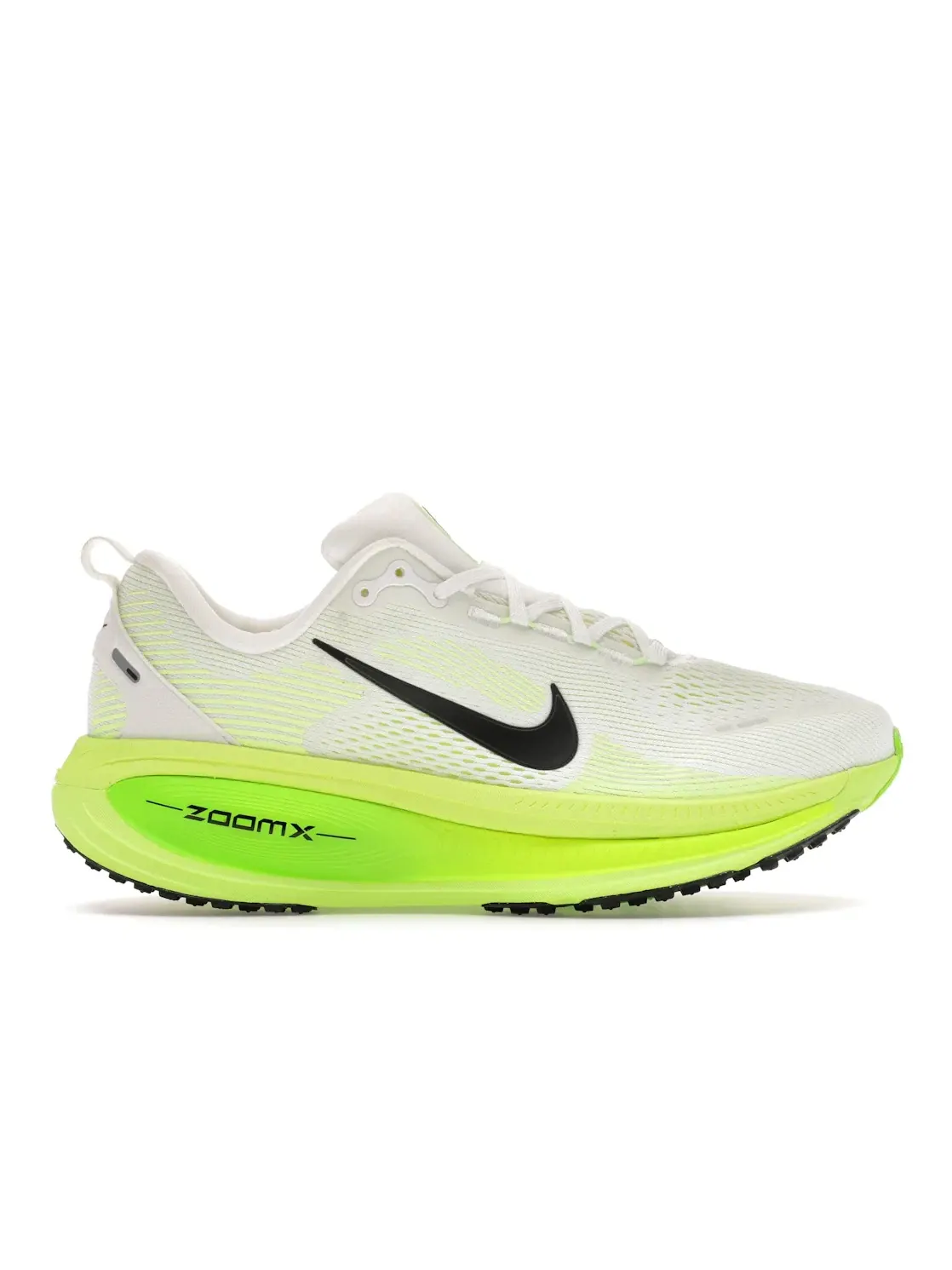 Мужские кроссовки для бега с ярким дизайном Nike Vomero 18 Nike — изображение 1 из 4, белый/зеленый//черный