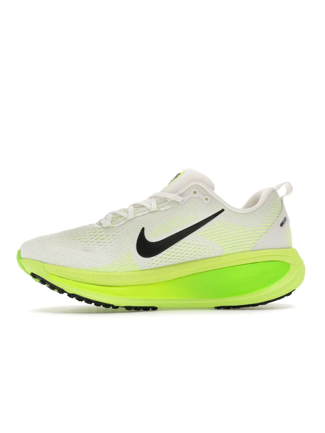 Мужские кроссовки для бега с ярким дизайном Nike Vomero 18 Nike — изображение 3 из 4, белый/зеленый//черный