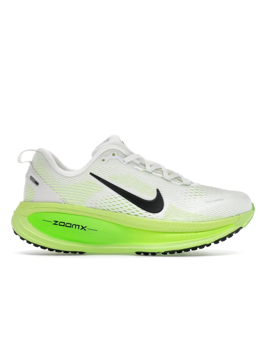 Женские кроссовки для бега Nike Vomero 18 Nike — изображение 1 из 4, белый/зеленый//черный