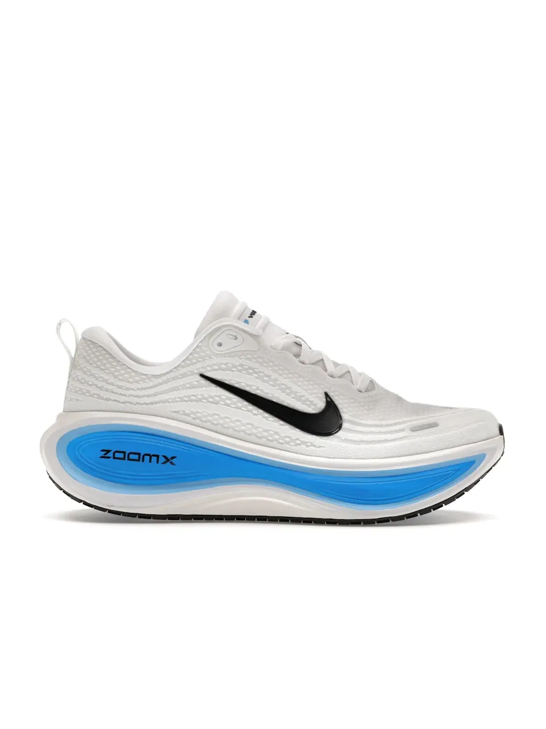 Мужские кроссовки для бега с динамичным дизайном Nike Vomero Plus — изображение 1 из 4, белый/синий/синий/черный