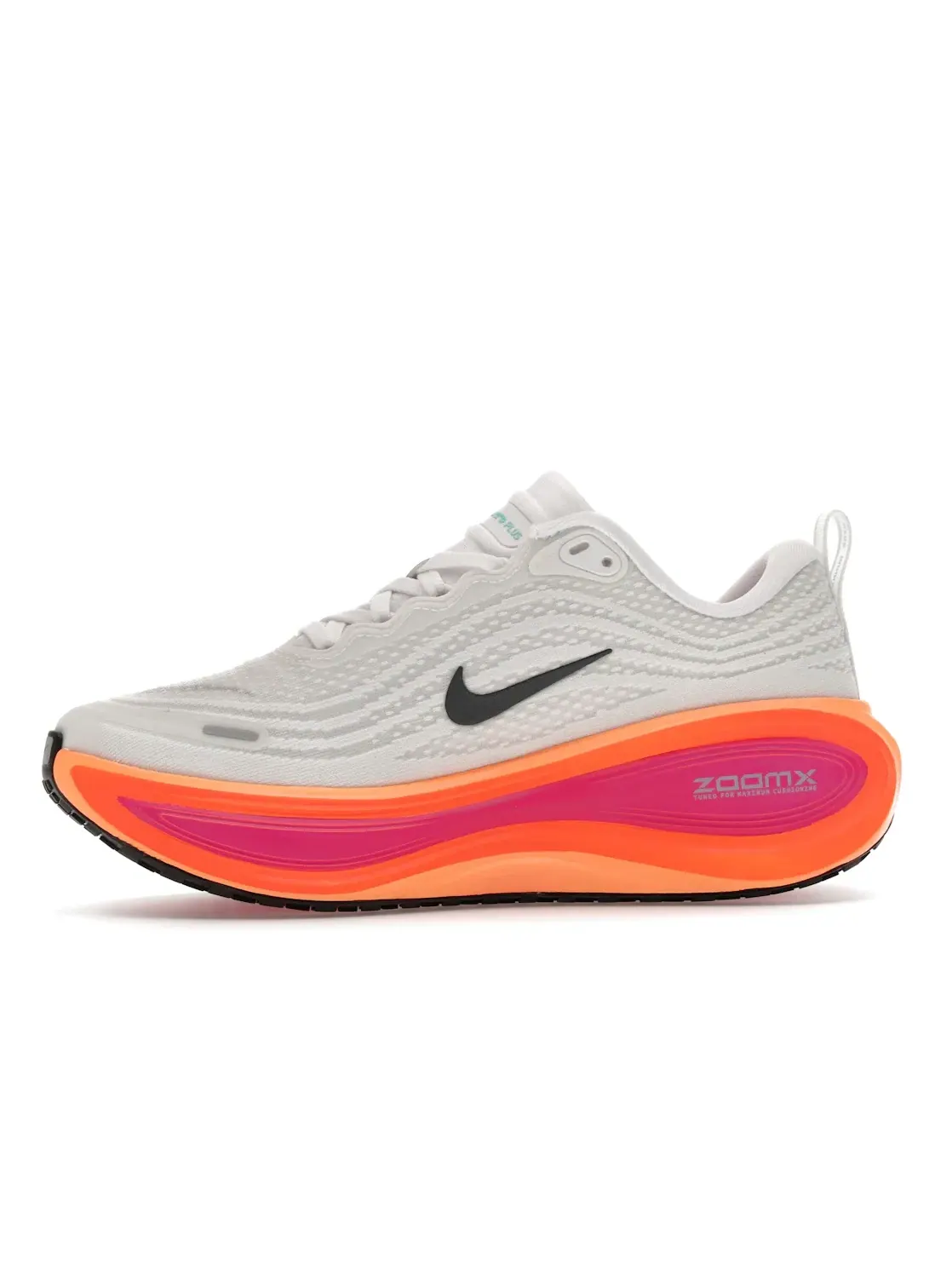 Женские кроссовки для бега Nike Vomero Plus — изображение 3 из 4, белый розовый черный