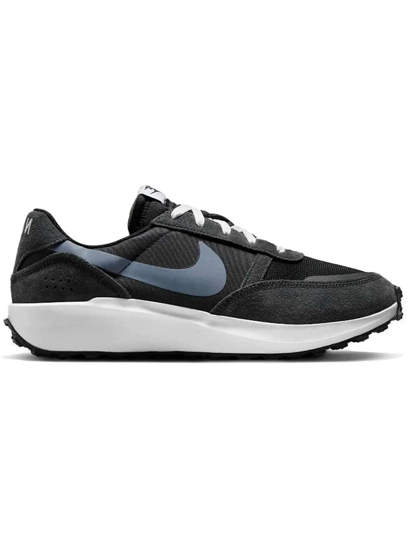 Мужские кроссовки повседневные Nike Waffle Debut — изображение 1 из 1, черный/черный/белый
