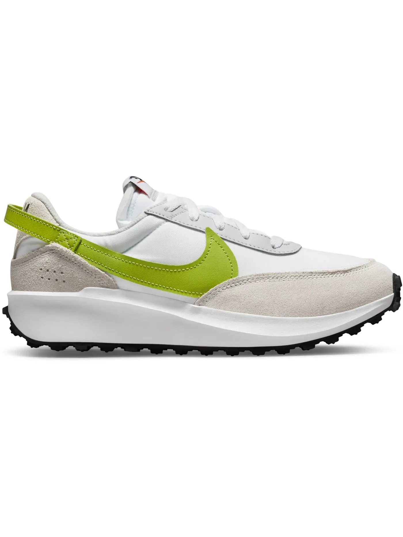 Женские кроссовки для повседневной носки Nike Waffle Debut Nike — изображение 1 из 1, белый/зеленый