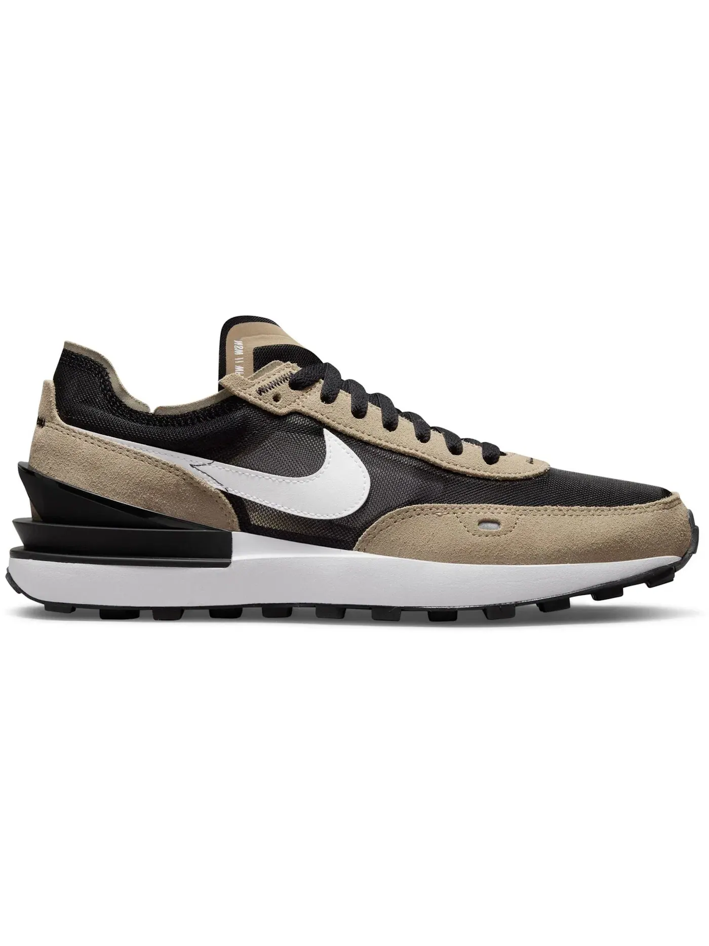 Мужские кроссовки Lifestyle Nike Waffle One — изображение 1 из 1, черный/хаки/черный/белый