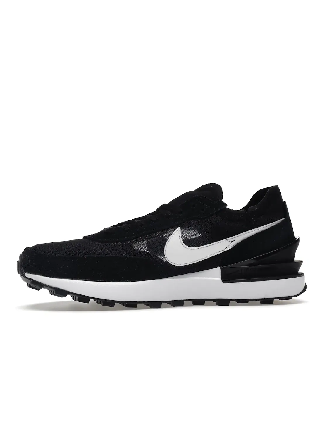 Женские кроссовки повседневные Nike Waffle One — изображение 3 из 4, черный/белый