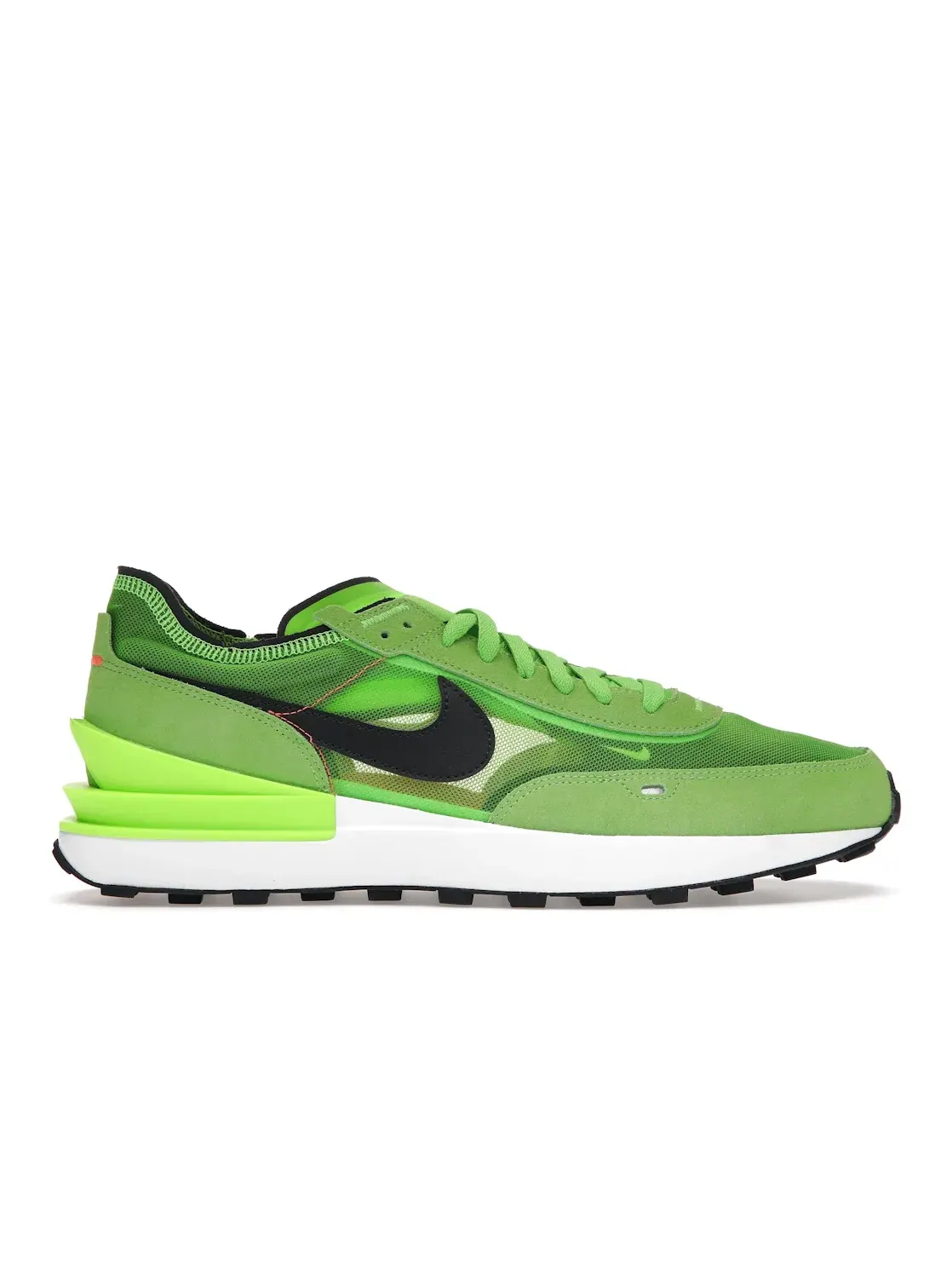 Мужские кроссовки Lifestyle с обновленной подошвой Nike Waffle One — изображение 1 из 4, зеленый/-черный