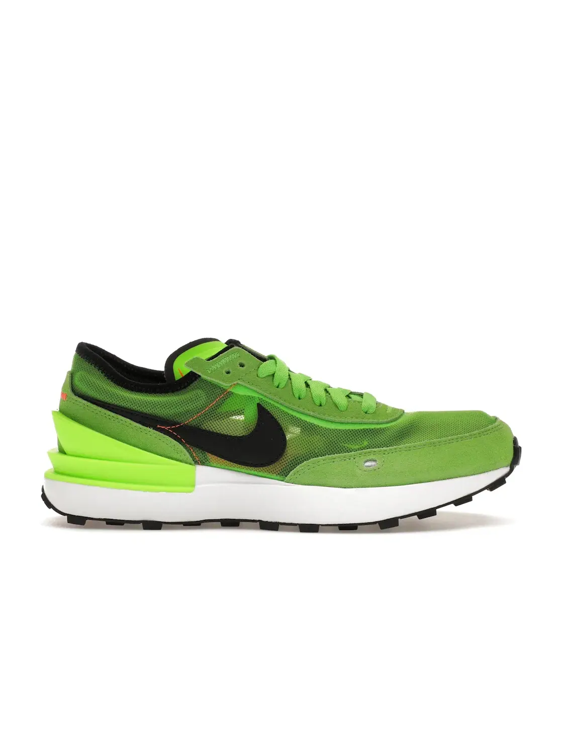 Детские кроссовки Lifestyle Nike Waffle One — изображение 1 из 4, зеленый/зеленый//черный