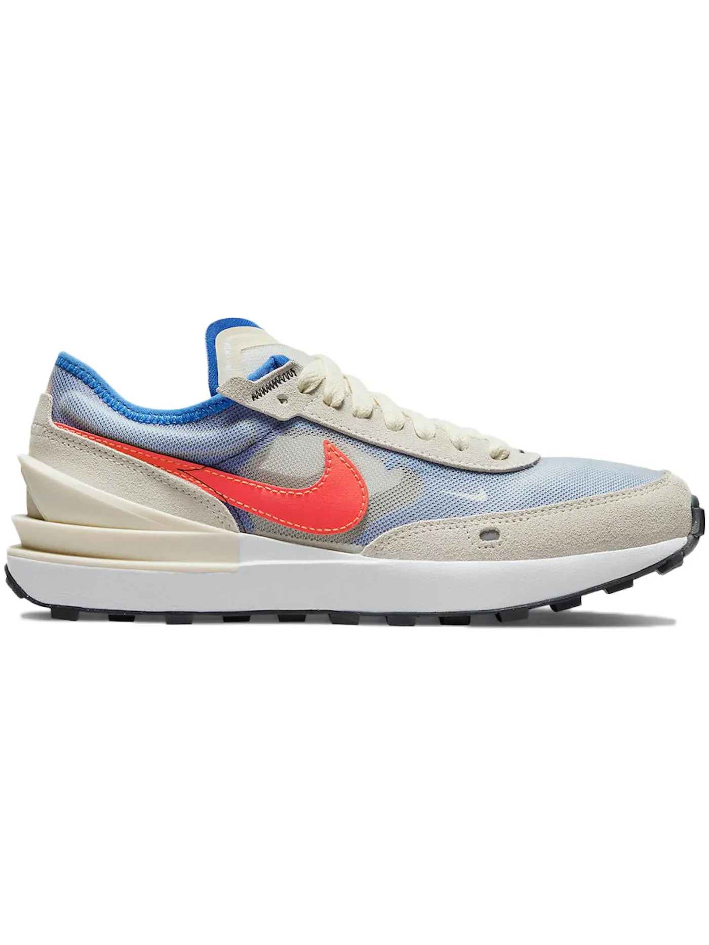 Детские кроссовки Lifestyle Nike Waffle One, Coconut Milk/Hyper Royal-Light Lemon Twist-Bright Crimson — изображение 1 из 1