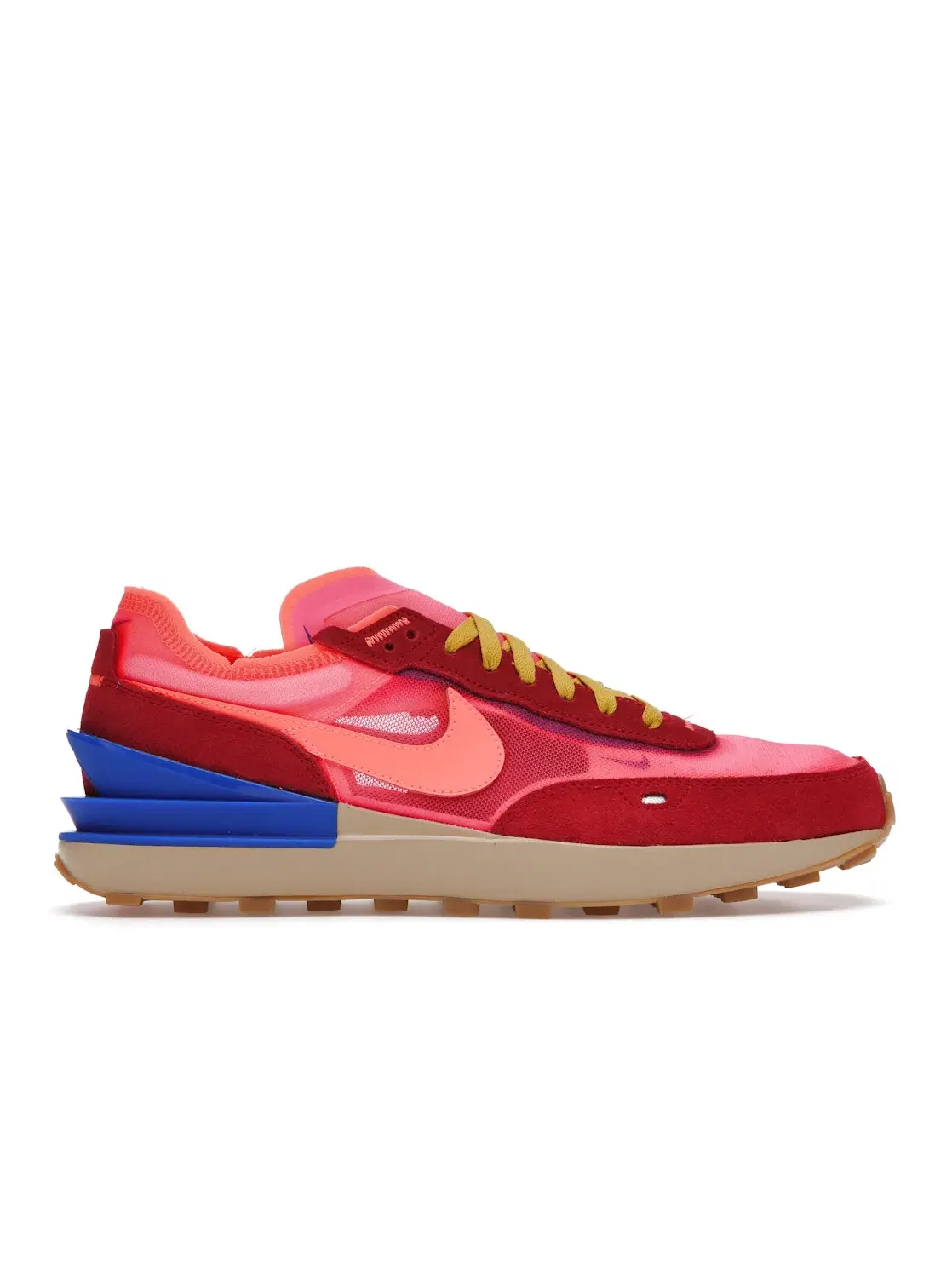 Мужские кроссовки Lifestyle с ретро-дизайном Nike Waffle One — изображение 1 из 4, розовый/красный/синий