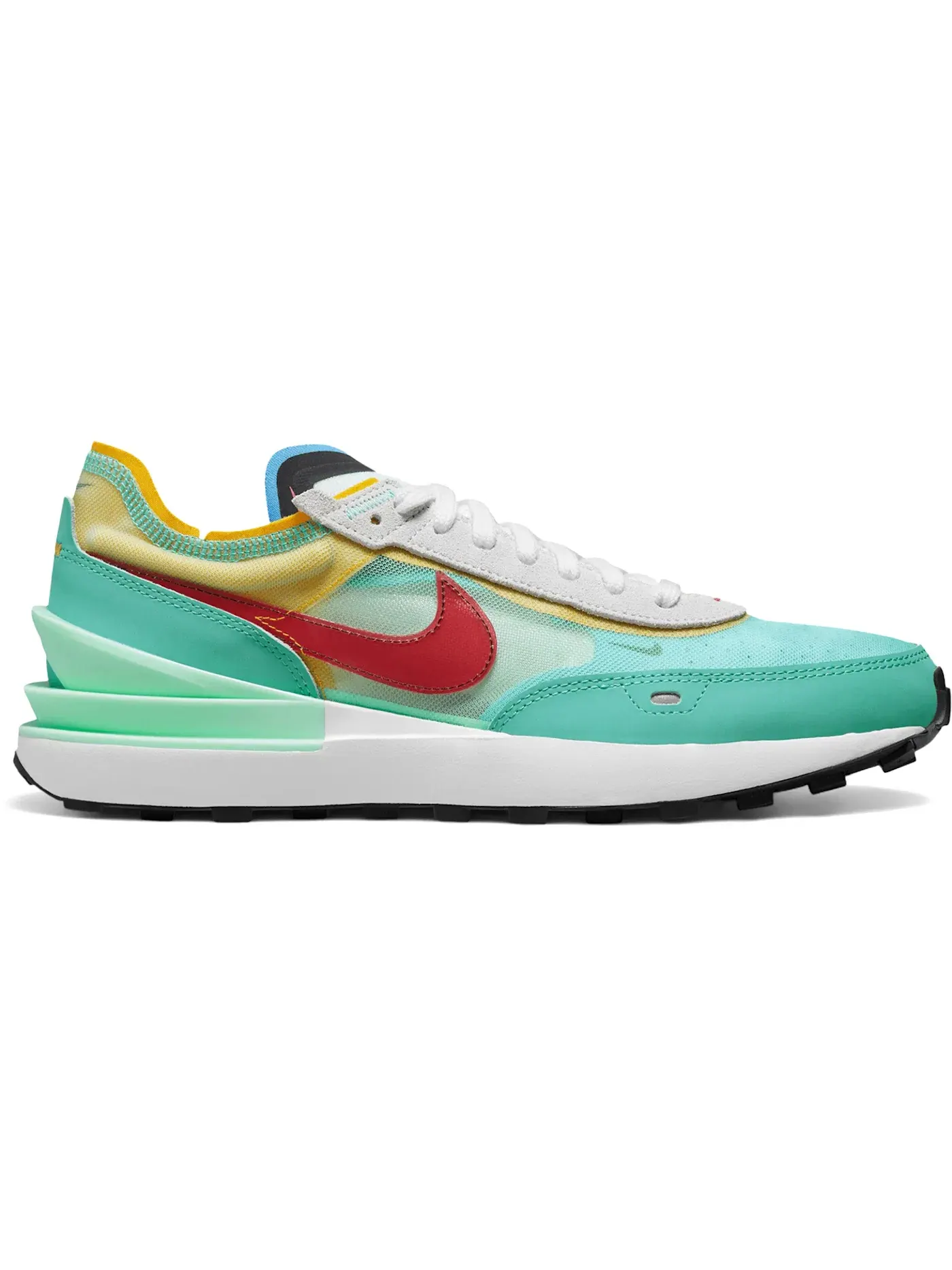 Мужские кроссовки с многоцветным дизайном Nike Waffle One SE — изображение 1 из 1, белый/красный