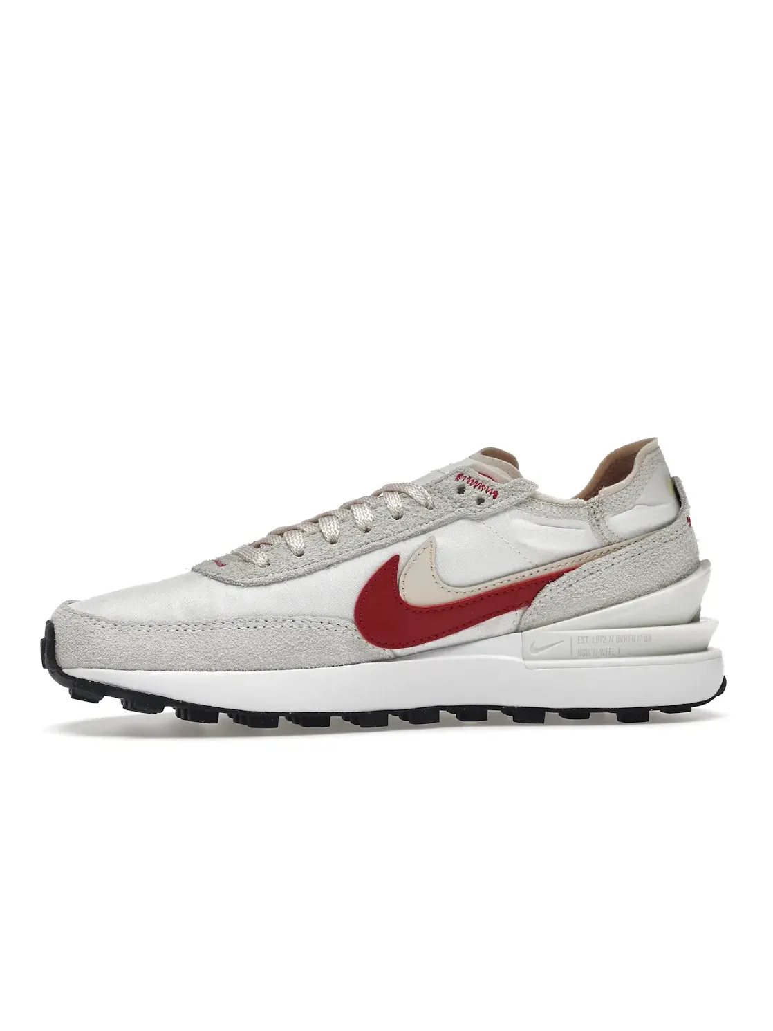 Женские кроссовки Lifestyle Nike Waffle One SE — изображение 3 из 4, белый/черный/красный