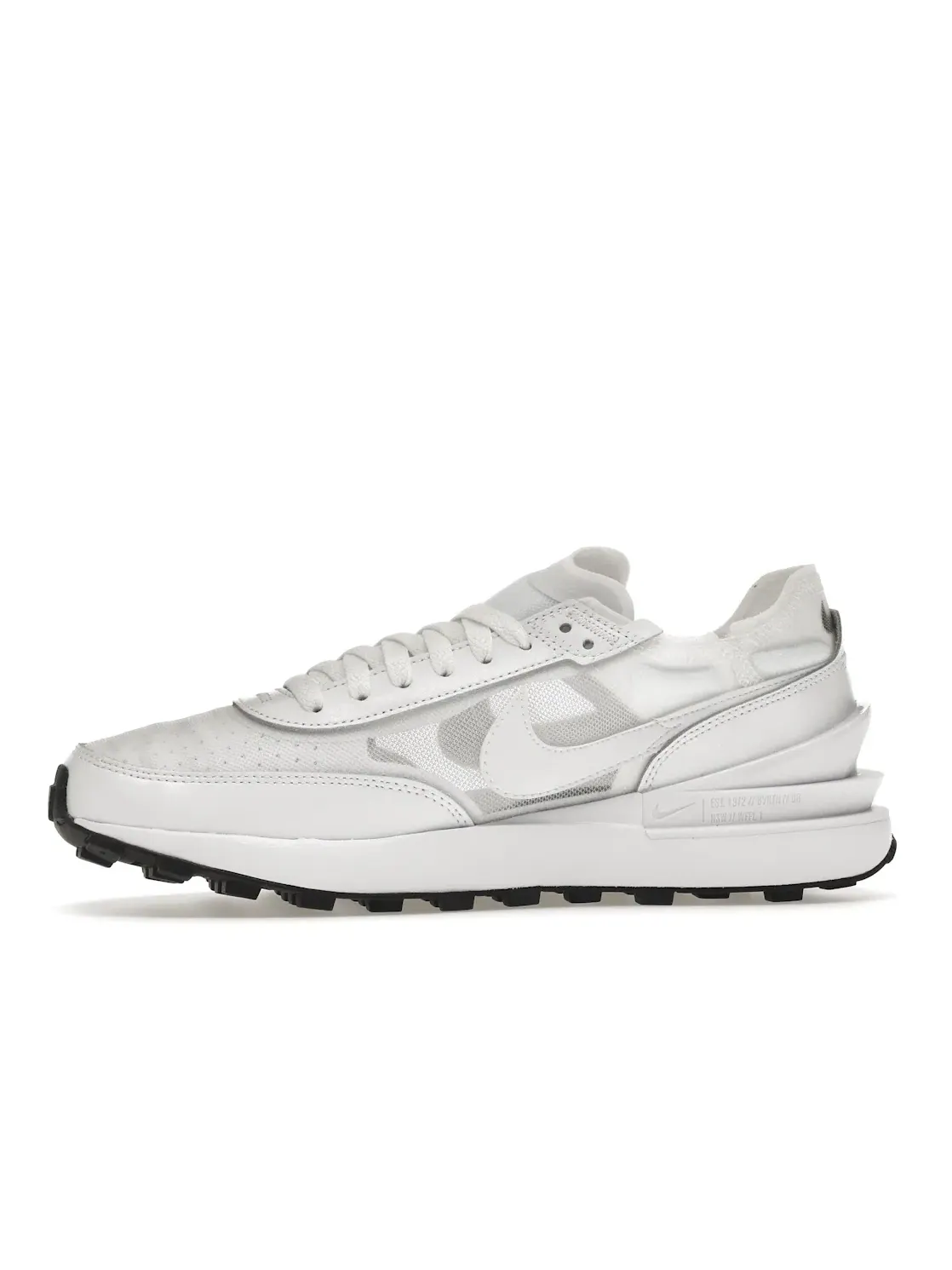 Женские кроссовки с ретро-дизайном Nike Waffle One Nike — изображение 3 из 4, белый/черный/белый