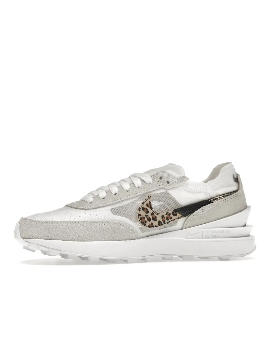 Женские кроссовки Lifestyle Nike Waffle One — изображение 3 из 4, белый/белый/мульти