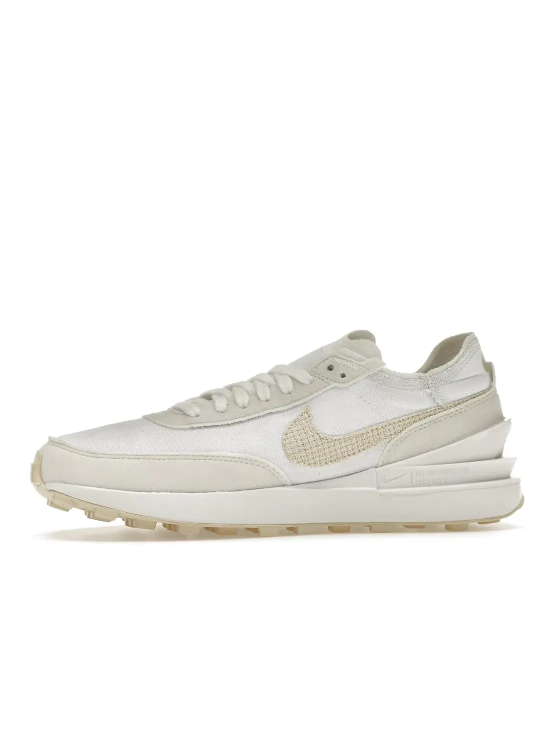 Женские кроссовки с текстильным верхом Nike Waffle One — изображение 3 из 4, белый/белый