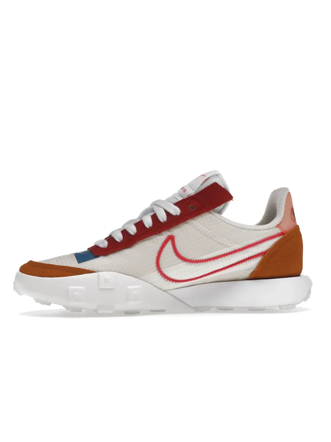 Женские кроссовки Lifestyle Nike Waffle Racer 2X — изображение 3 из 4, белый//красный