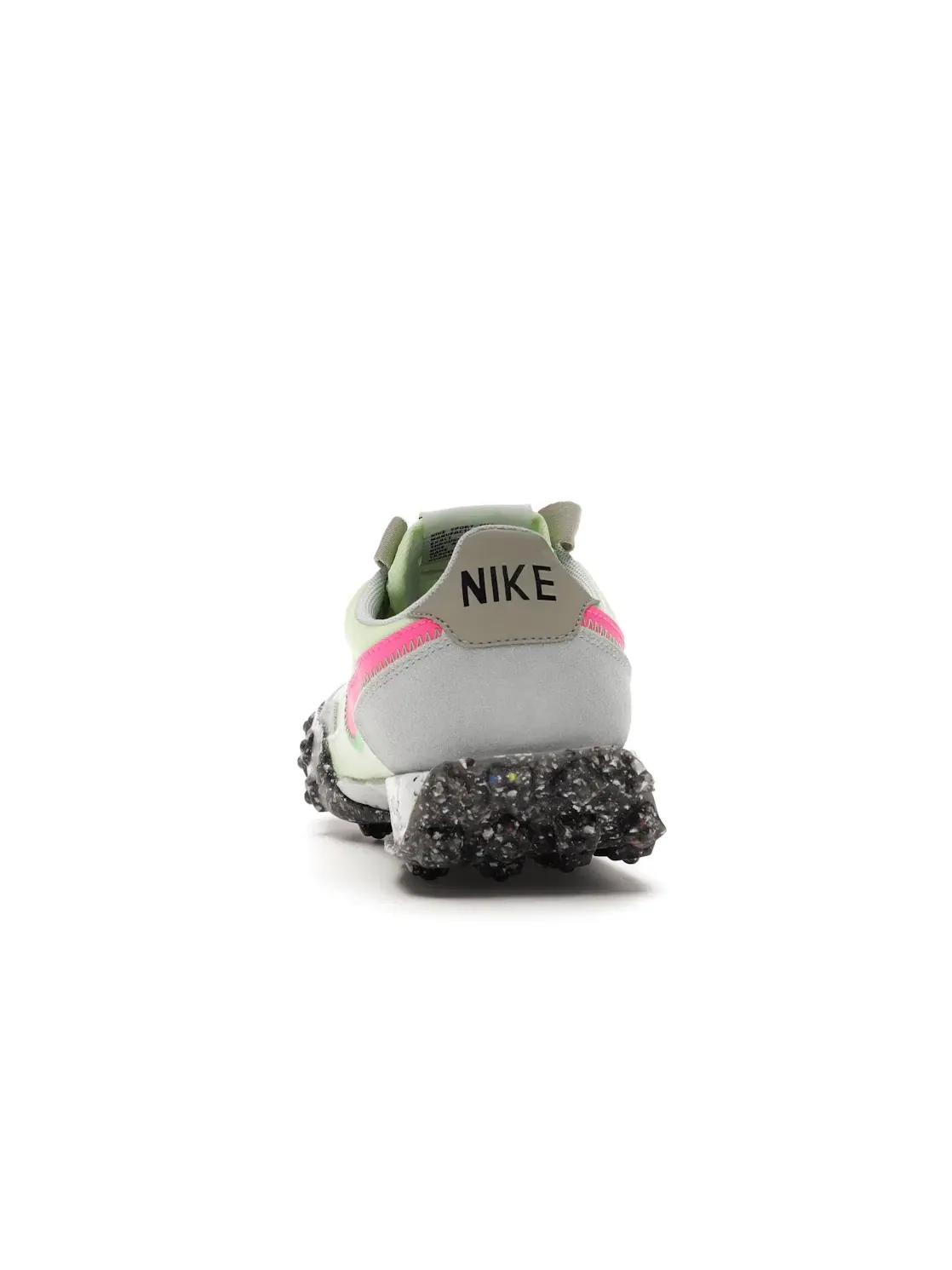 Женские кроссовки Lifestyle с принтом Nike Waffle Racer Crater — изображение 4 из 4, черный-зеленый-розовый