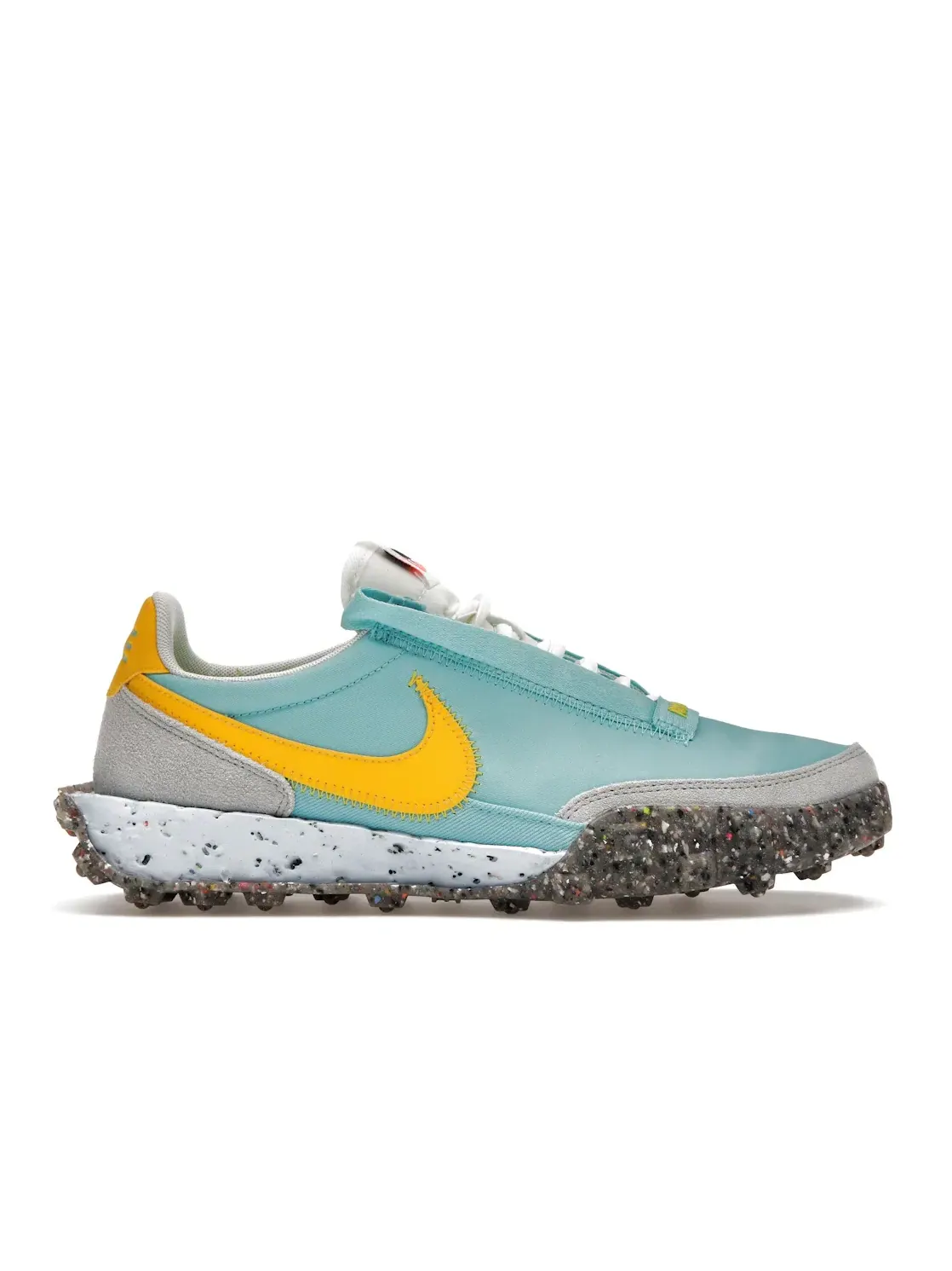Женские кроссовки Lifestyle Nike Waffle Racer Crater — изображение 1 из 4, голубой///желтый