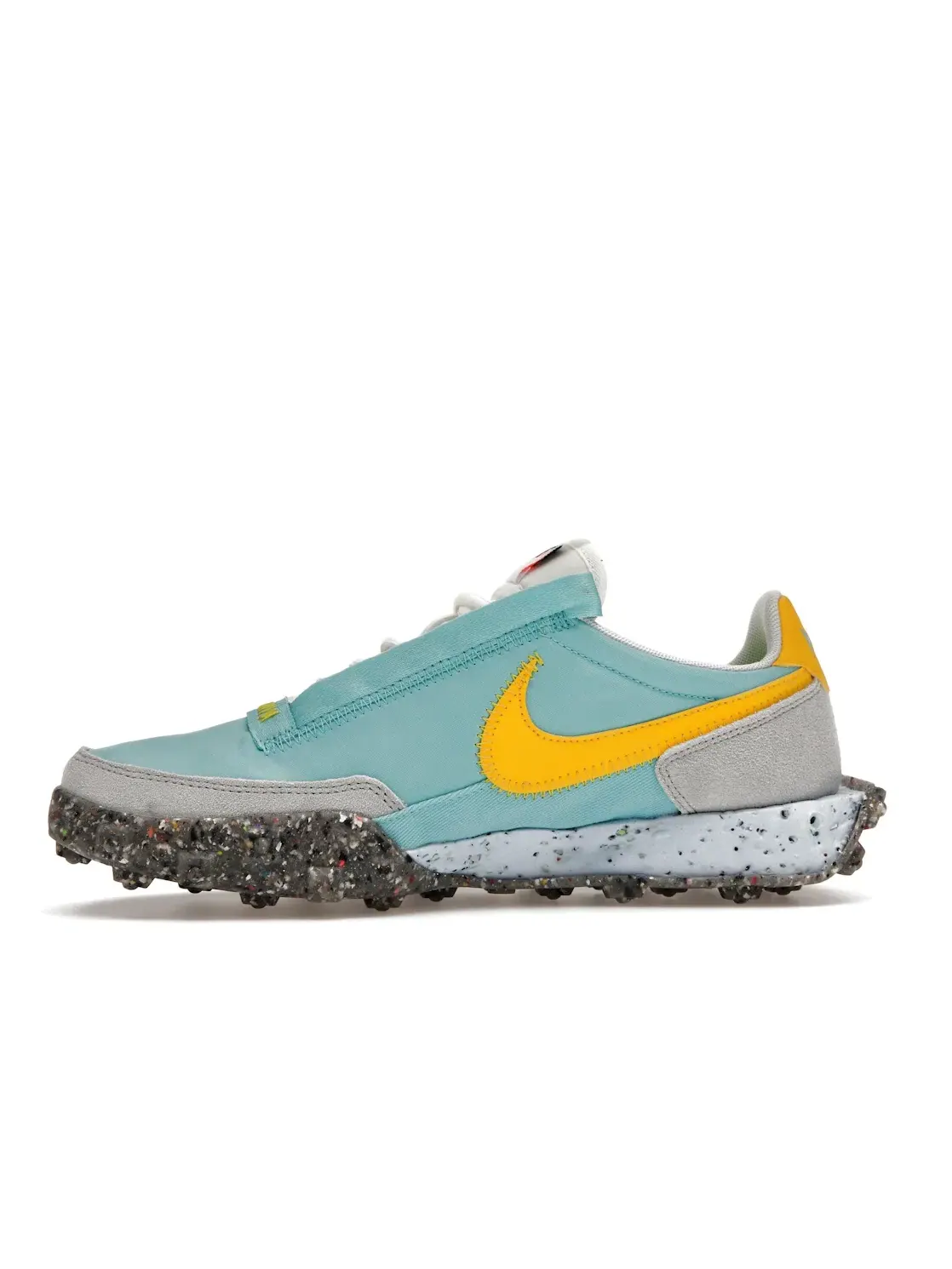 Женские кроссовки Lifestyle Nike Waffle Racer Crater — изображение 3 из 4, голубой///желтый