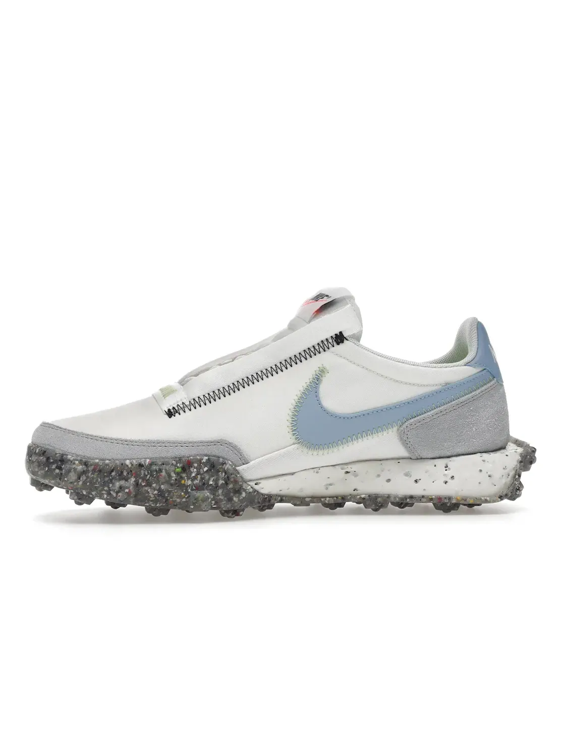 Женские кроссовки с ретро-дизайном Nike Waffle Racer Crater — изображение 3 из 4, белый светлый