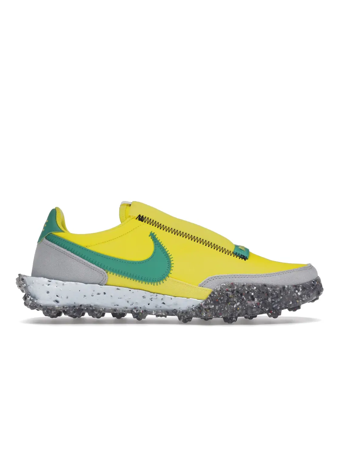 Женские кроссовки Lifestyle Nike Nike Waffle Racer Crater — изображение 1 из 4, желтый//синий/зеленый