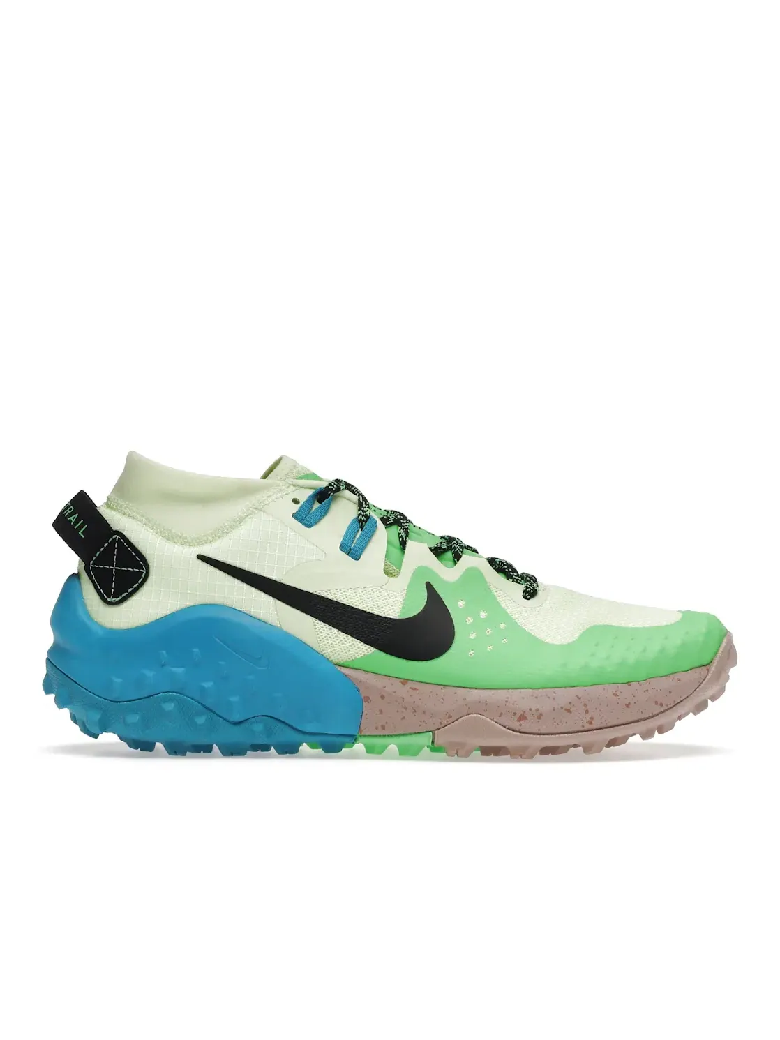 Мужские кроссовки для активного отдыха Nike Wildhorse 6 — изображение 1 из 4, зеленый/синий/черный