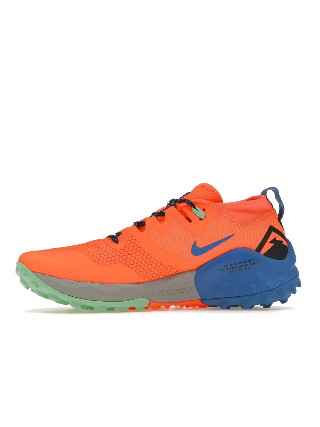 Мужские кроссовки Lifestyle Nike Wildhorse 7 — изображение 3 из 4, оранжевый зеленый синий