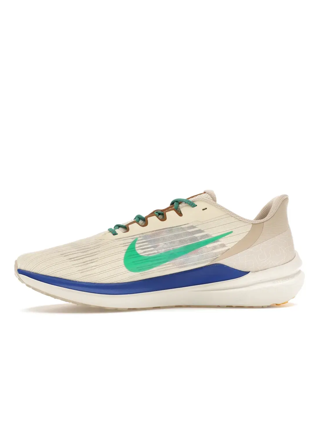 Мужские кроссовки Lifestyle Nike Winflo 9 Premium — изображение 3 из 4, синий/зеленый