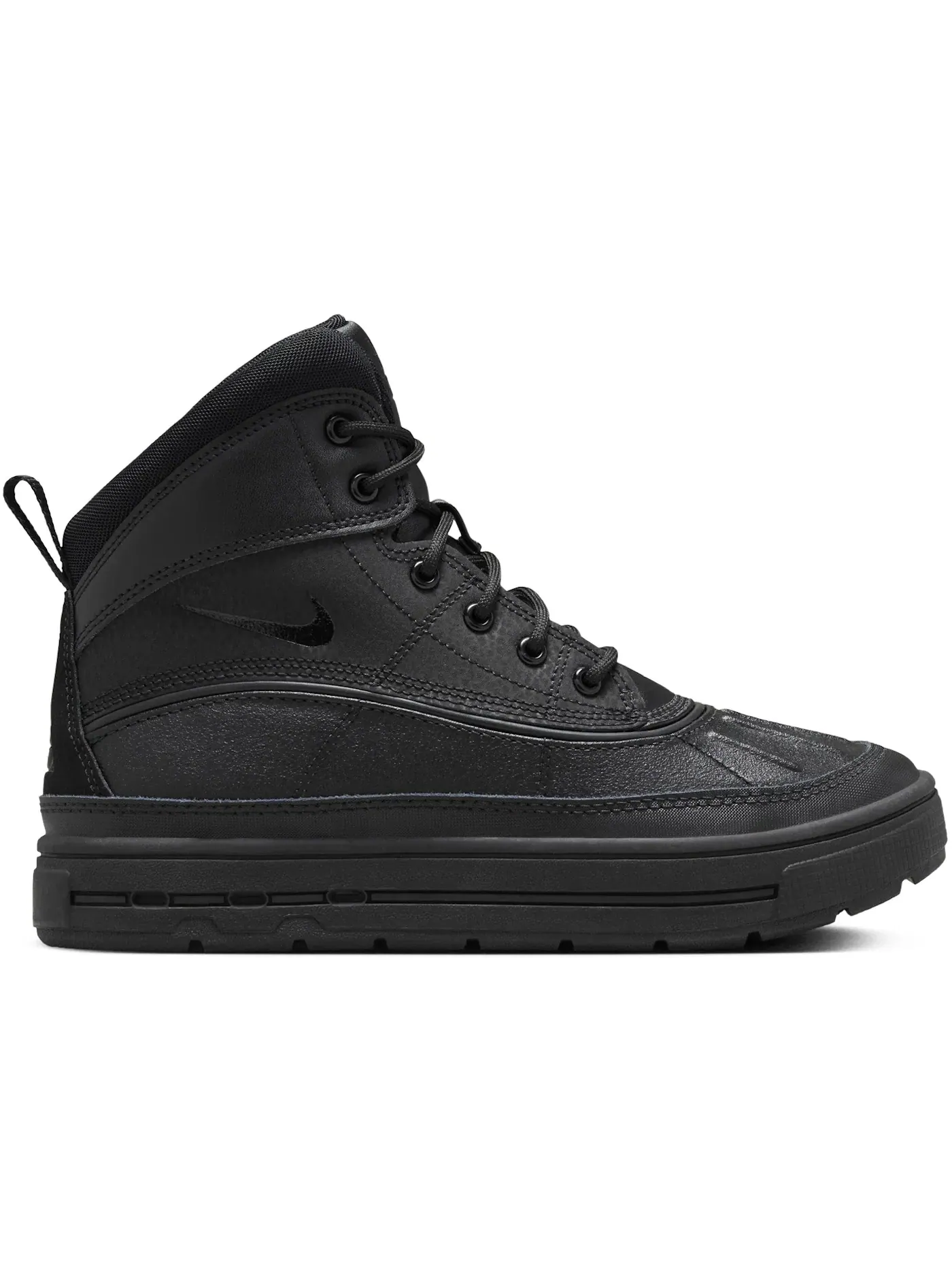 Детские ботинки высокие Nike Woodside 2 High — изображение 1 из 1, черный/черный/черный