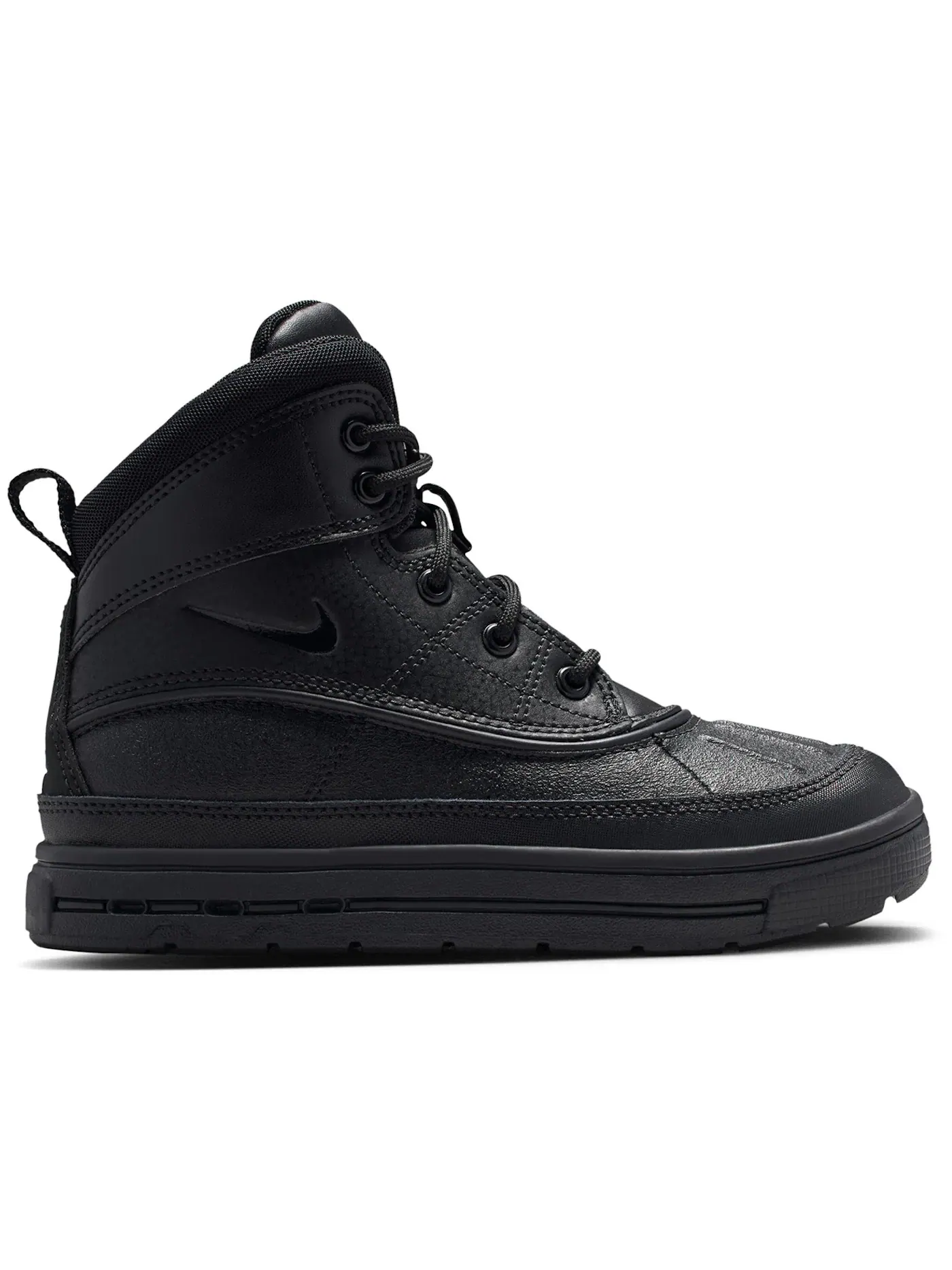 Детские ботинки высокие с моделью Nike Woodside 2 High Nike — изображение 1 из 1, черный/черный/черный