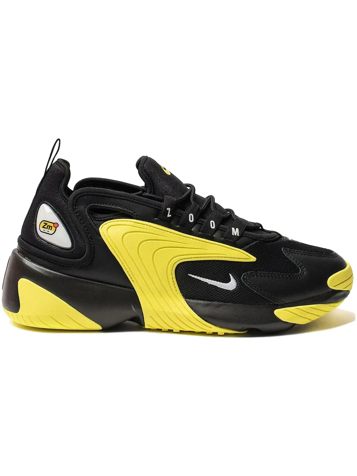 Мужские кроссовки Lifestyle Nike Zoom 2K — изображение 1 из 1, черный/белый/желтый