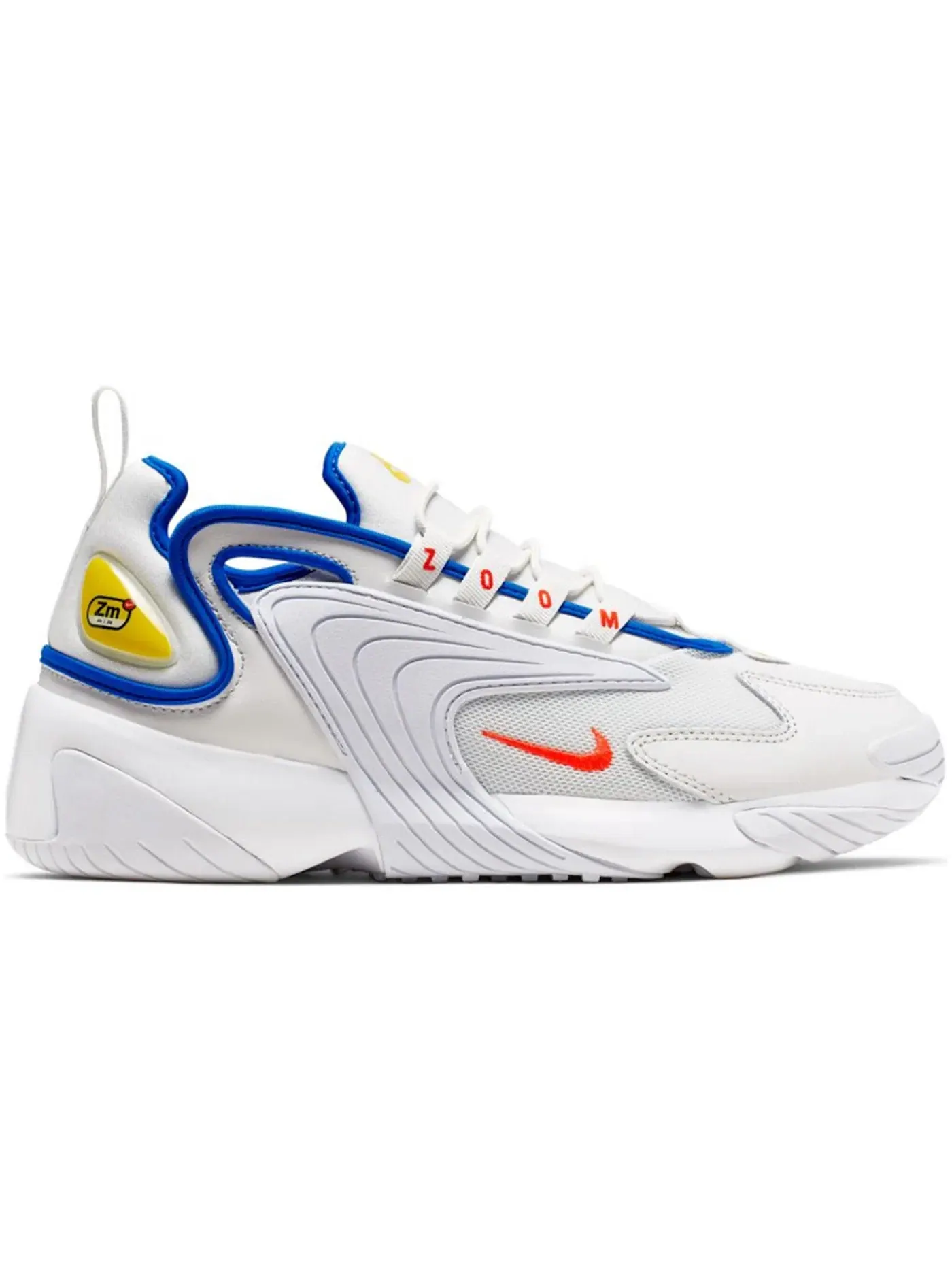 Мужские кроссовки Lifestyle Nike Zoom 2K Nike — изображение 1 из 1, платиновый/яркий