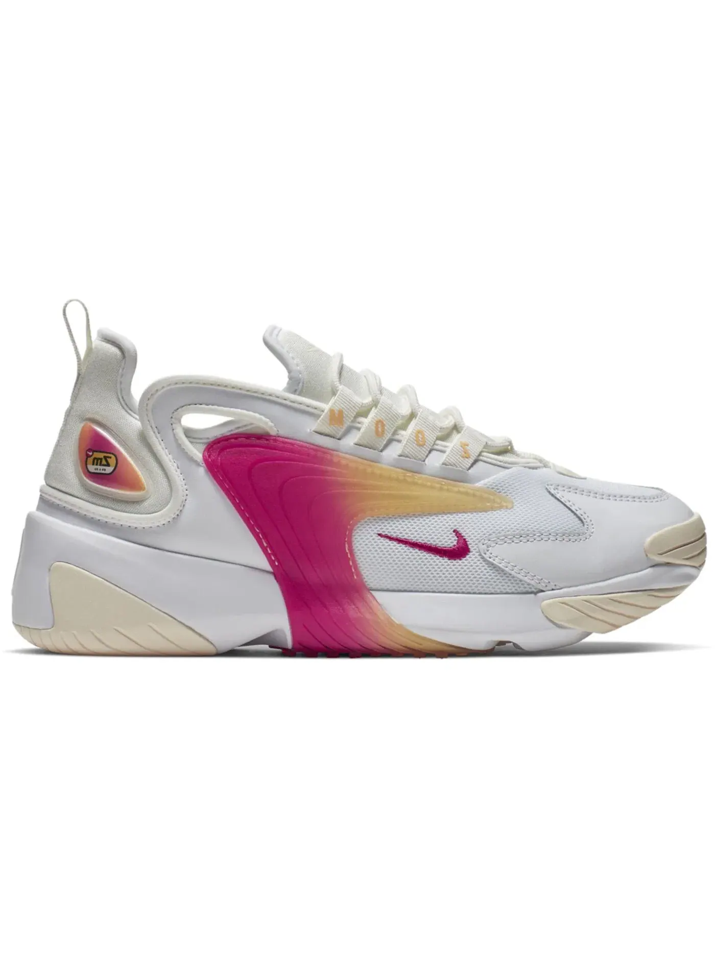 Женские кроссовки Lifestyle Nike Zoom 2K Nike — изображение 1 из 1, белый/розовый