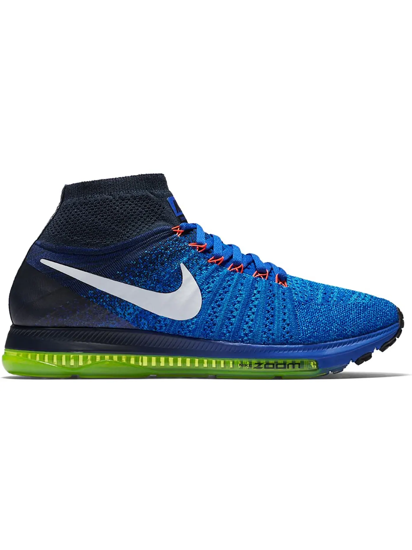 Мужские кроссовки для бега Nike Zoom All Out Flyknit — изображение 1 из 1, синий/белый--синий