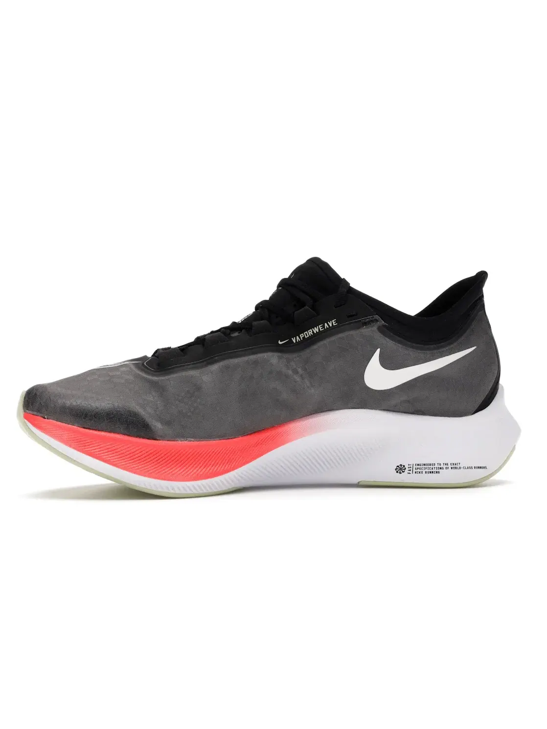 Мужские кроссовки для бега с технологией Zoom Fly 3 Nike — изображение 3 из 4, черный//оливковый/белый